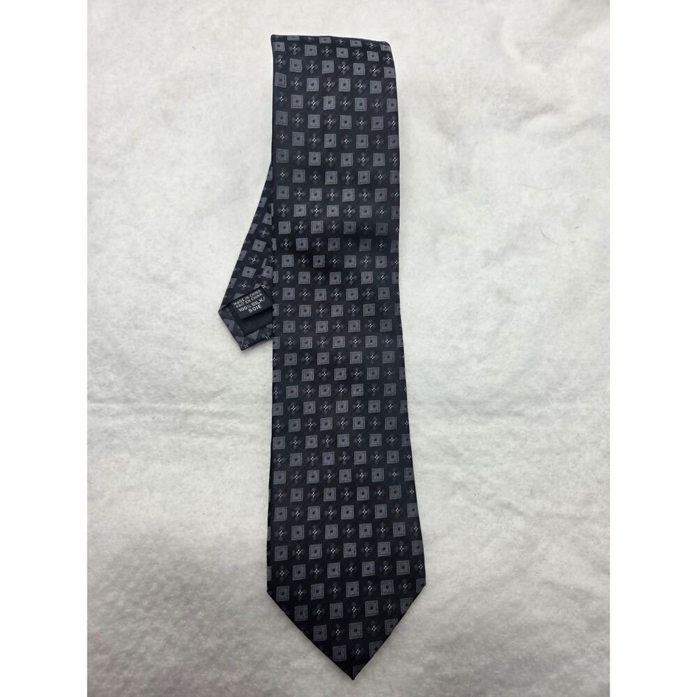 Calvin Klein Black Four Square Tie *New*